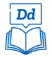 Icon: Buchstabe D